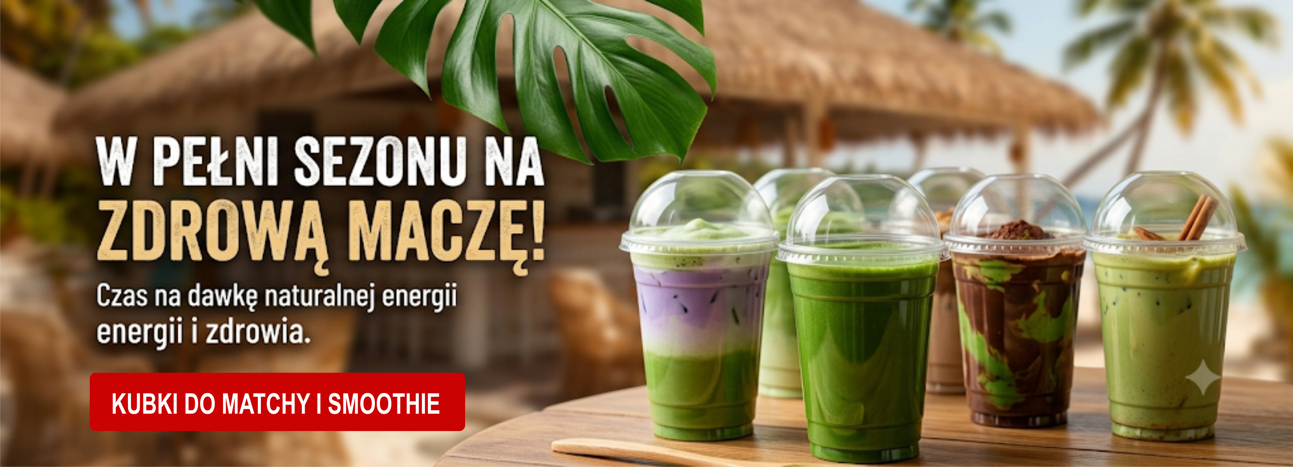 KUBKI PET DO MATCHY I SMOOTHIE